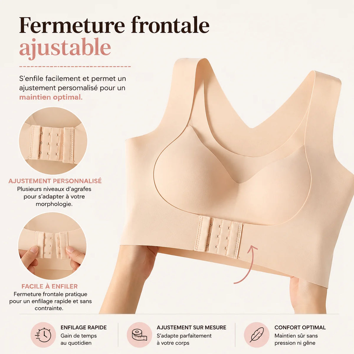 Soutien-gorge correcteur de posture Boobelia