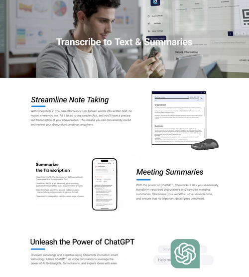 Cheerdots 2 - transcription vocale en texte