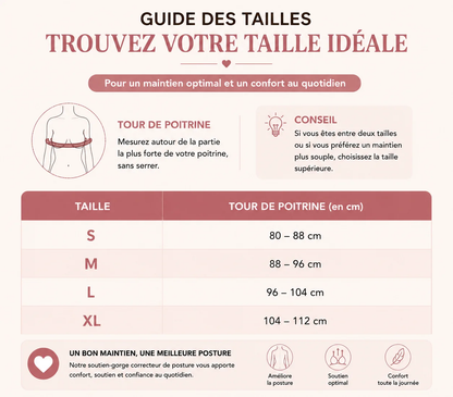 Soutien-gorge correcteur de posture Boobelia